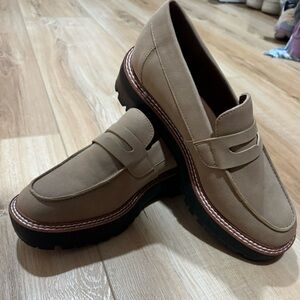 Yellow box Sherry lug sole loafers - taupe
